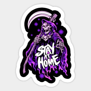 Stay at Home - Death Sticker